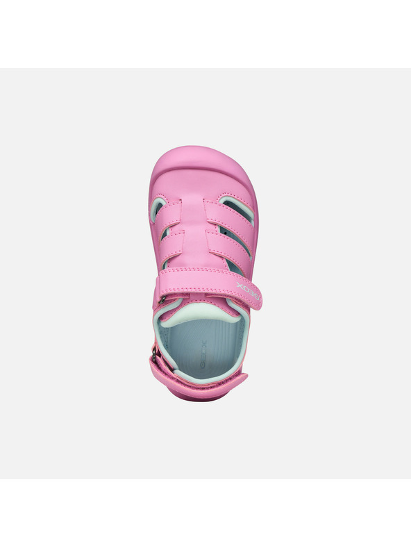 Geox Ružové dievčenské sandále Geox S. Fusbetto Pro