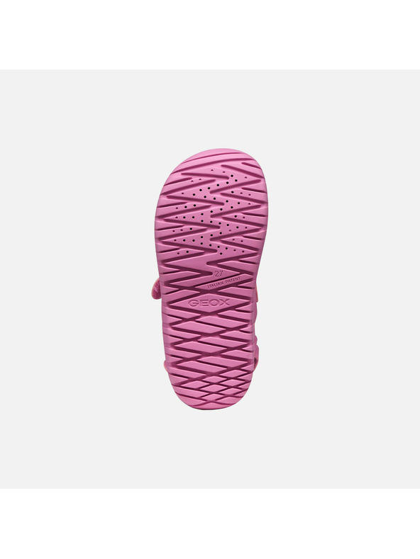 Geox Ružové dievčenské sandále Geox S. Fusbetto Pro