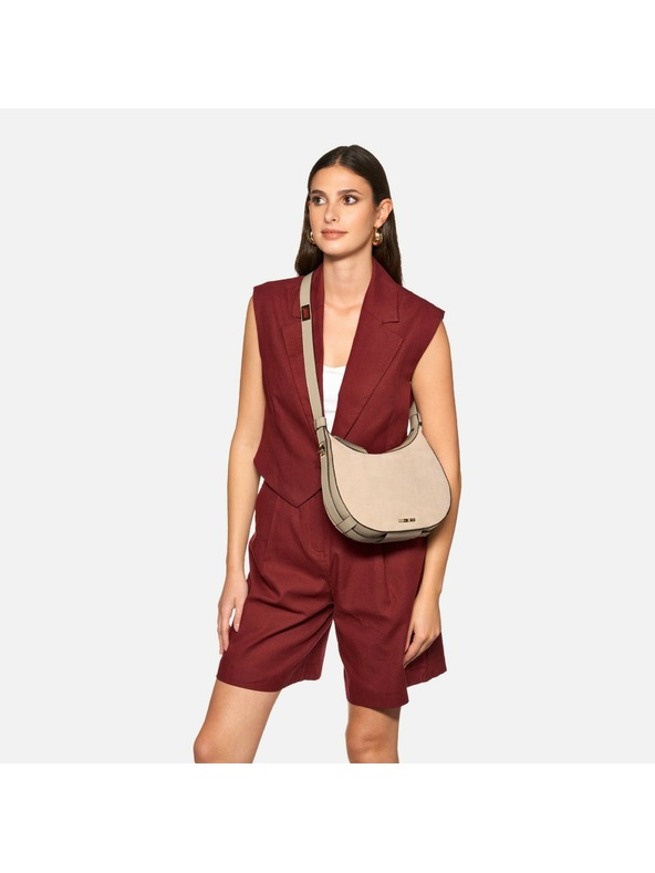 Geox Béžová dámska kabelka Geox Maryemy