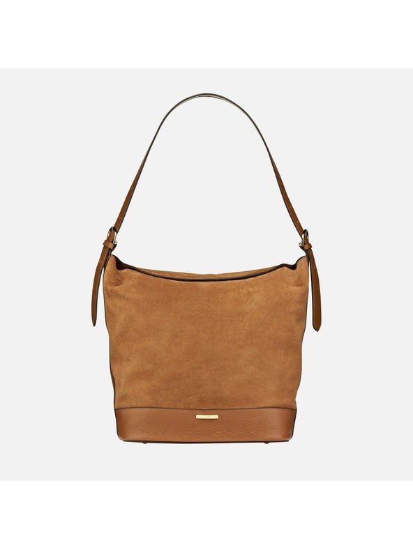 Geox Svetlohnedá dámska kabelka Geox Alnoire