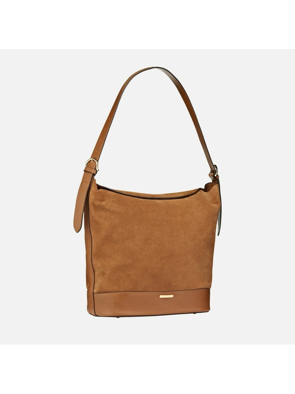 Geox Svetlohnedá dámska kabelka Geox Alnoire