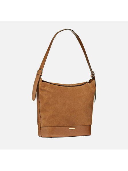 Geox Svetlohnedá dámska kabelka Geox Alnoire