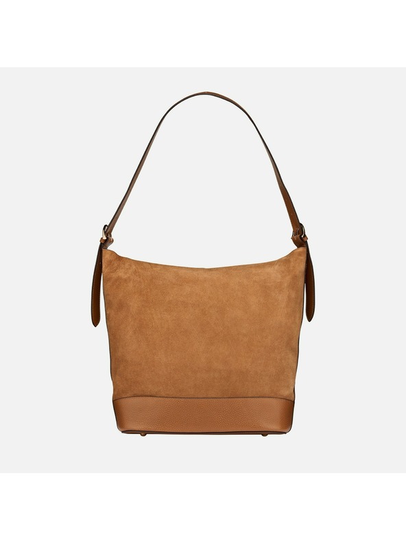 Geox Svetlohnedá dámska kabelka Geox Alnoire