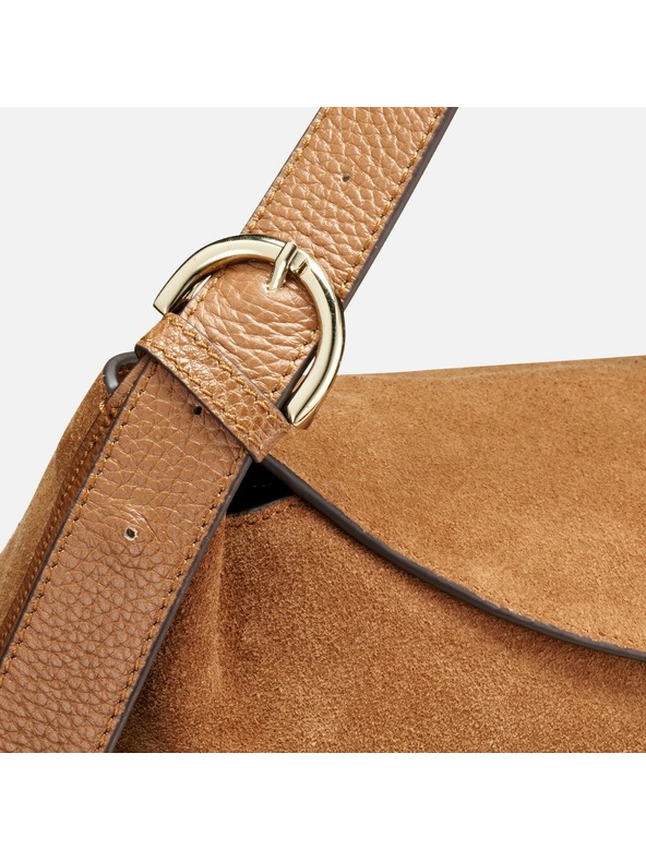 Geox Svetlohnedá dámska kabelka Geox Alnoire