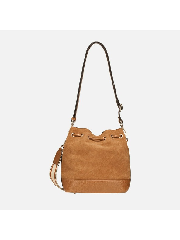 Geox Svetlohnedá dámska kabelka Geox Nalvia