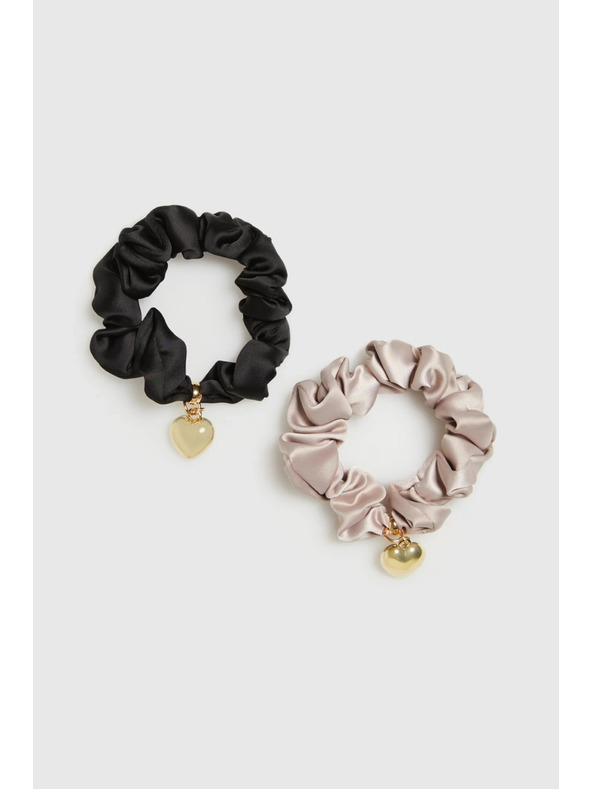 Moodo Sada dvoch gumičiek do vlasov so záveskom Moodo