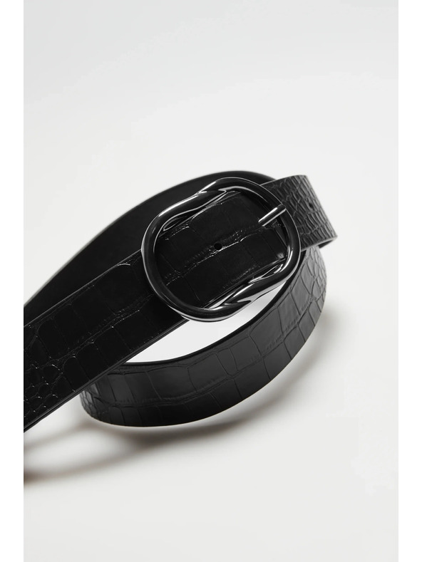 Moodo Čierny široký opasok Moodo