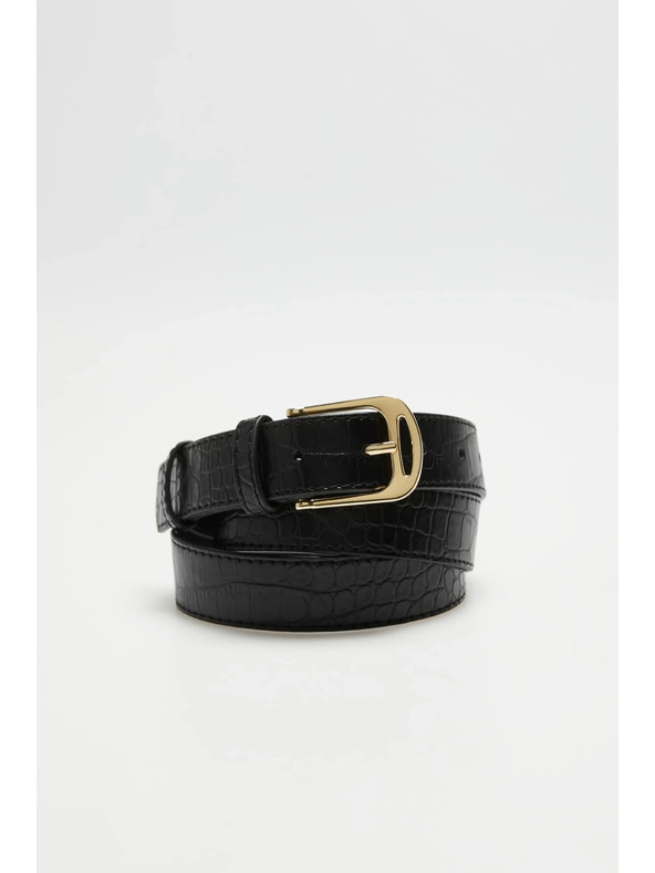 Moodo Opasok so zvieracím vzorom čierny Moodo