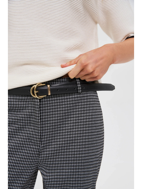 Moodo Úzky čierny opasok Moodo