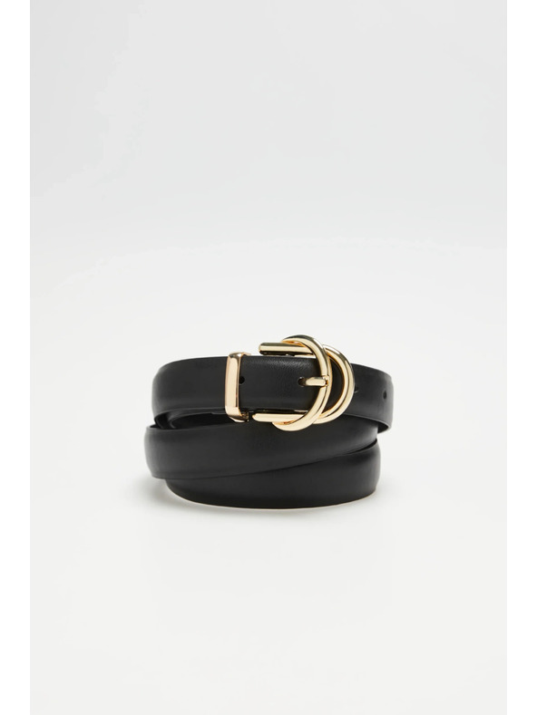 Moodo Úzky čierny opasok Moodo