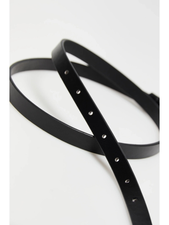 Moodo Opasok so sponou vo zlatej farbe čierny Moodo