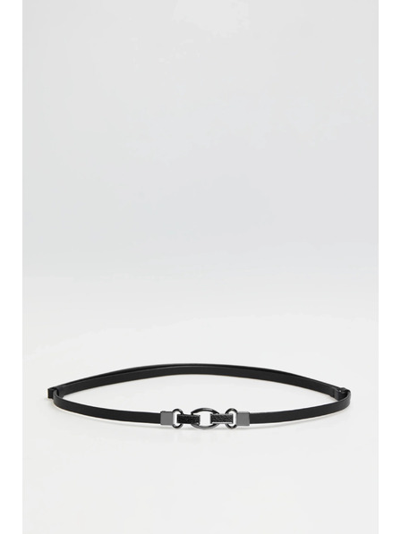 Moodo Tenký opasok čierny Moodo