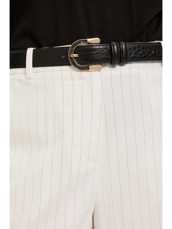 Moodo Opasok s ozdobnou sponou čierny Moodo