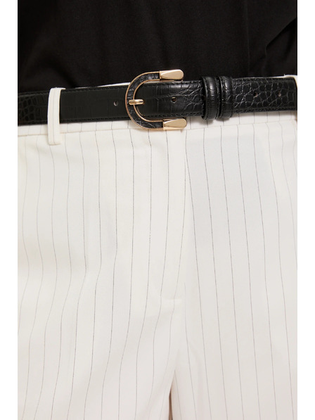 Moodo Opasok s ozdobnou sponou čierny Moodo