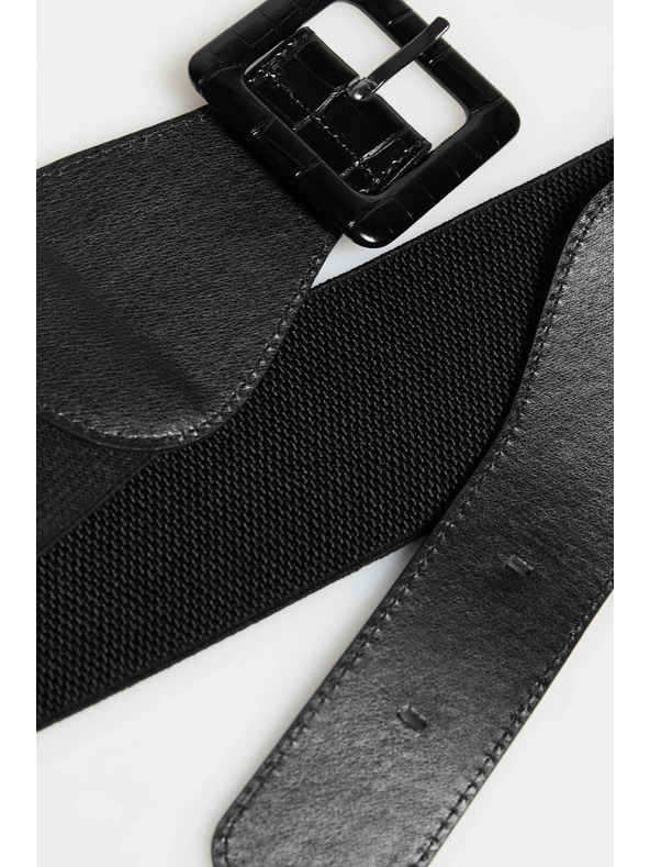 Moodo Čierny široký opasok Moodo
