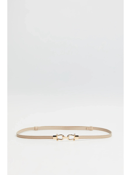 Moodo Tenký opasok béžový Moodo
