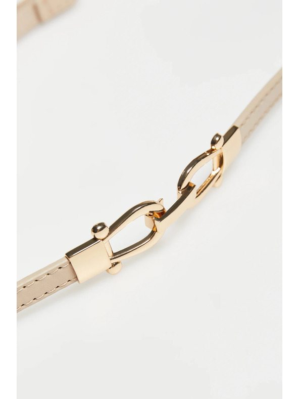 Moodo Tenký opasok béžový Moodo