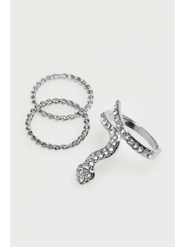 Moodo Sada prsteňov s prvkami zirkónu Moodo