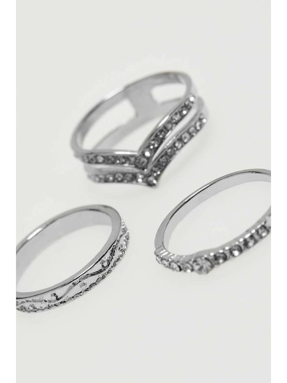Moodo Sada prsteňov s prvkami zirkónu Moodo