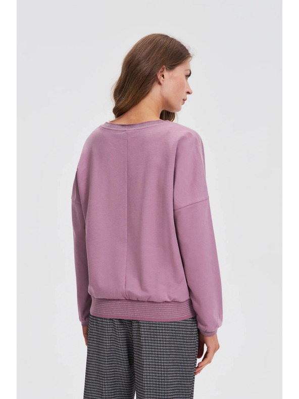 Moodo Blúzka z bavlny ružová Moodo