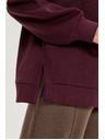 Moodo Mikina s kapucňou vínová Moodo