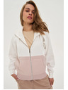 Moodo Mikina na zips béžová Moodo