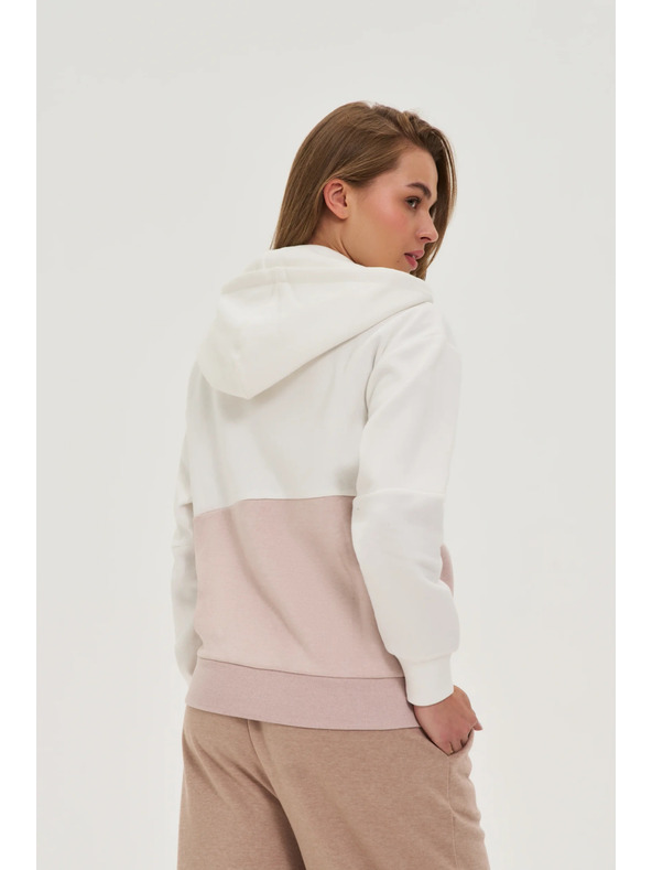 Moodo Mikina na zips béžová Moodo