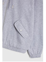 Moodo Mikina na zips sivá Moodo
