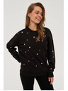 Moodo Blúzka s džetmi čierna Moodo
