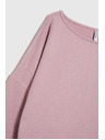Moodo Hladká ružová mikina Moodo