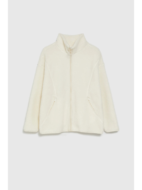 Moodo Rozopínacia blúzka béžová Moodo