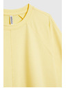 Moodo Sveter s krátkymi a širokými rukávmi žltý Moodo