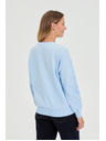 Moodo Blúzka navliekacia cez hlavu svetlomodrá Moodo