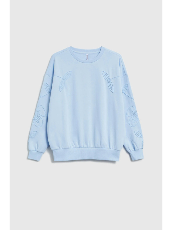 Moodo Blúzka navliekacia cez hlavu svetlomodrá Moodo