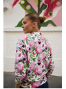 Moodo Rozopínacia blúzka s kvetinovým vzorom ružová Moodo