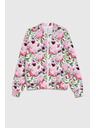 Moodo Rozopínacia blúzka s kvetinovým vzorom ružová Moodo