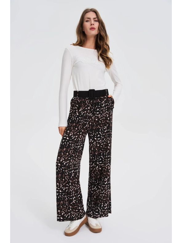 Moodo Blúzka s flitrami biela Moodo