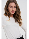 Moodo Blúzka s flitrami biela Moodo