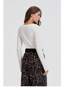Moodo Blúzka s flitrami biela Moodo