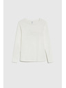 Moodo Blúzka s flitrami biela Moodo