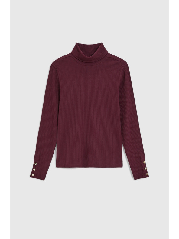 Moodo Bavlnený rolák vínový Moodo