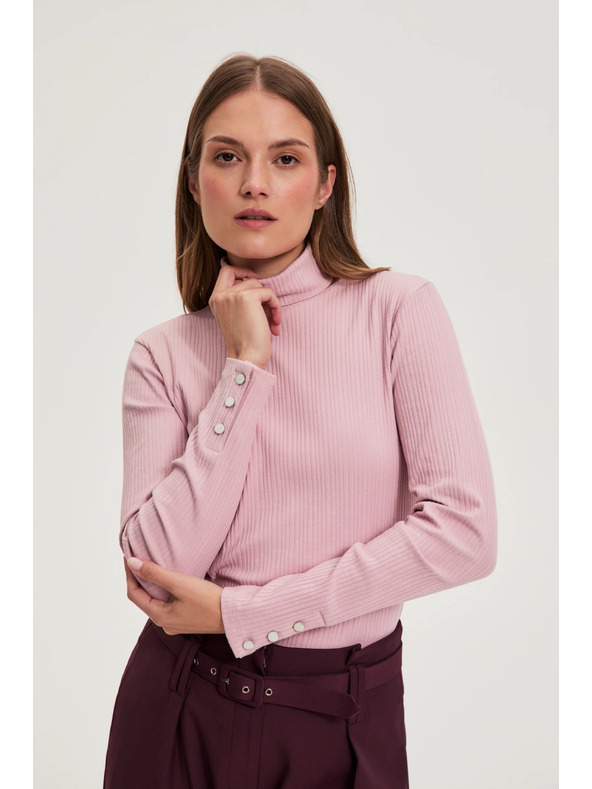 Moodo Bavlnený rolák ružový Moodo