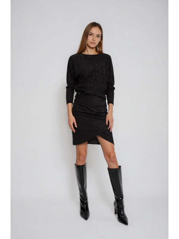 Moodo Lesklý top čierny Moodo