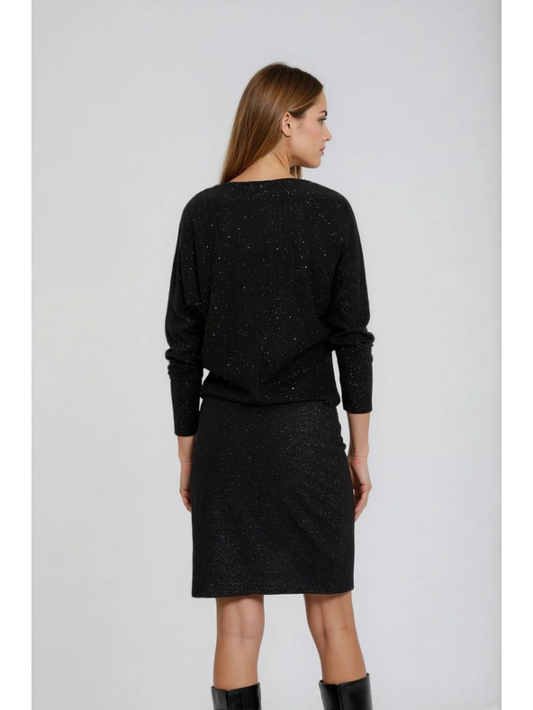 Moodo Lesklý top čierny Moodo