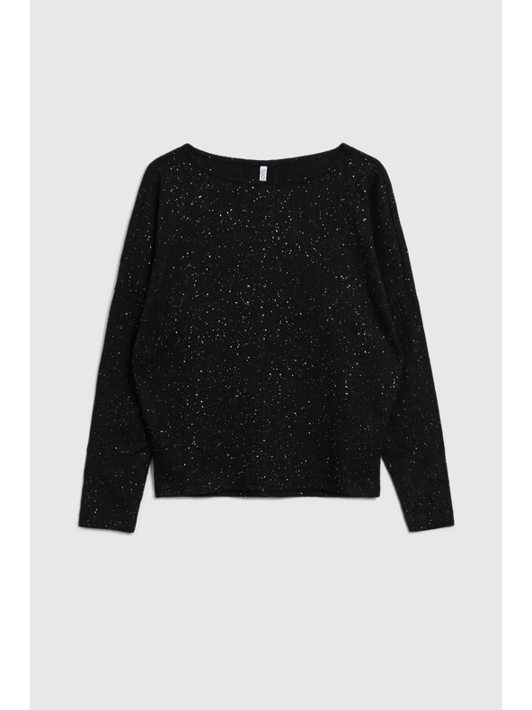 Moodo Lesklý top čierny Moodo