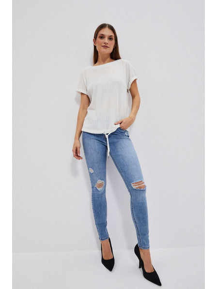 Moodo Top zo štruktúrovanej látky perleťový Moodo