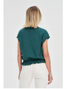 Moodo Bavlnená blúzka zelená Moodo