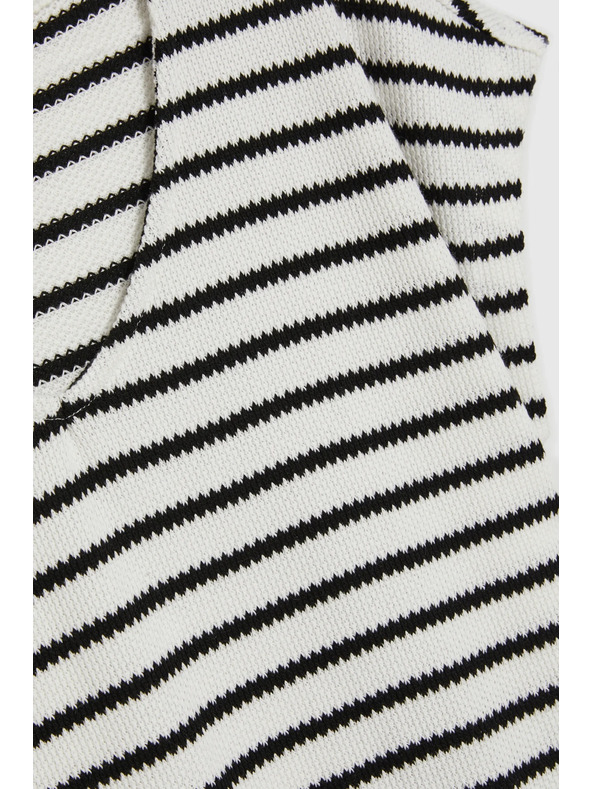 Moodo Biela pruhovaná blúzka Moodo