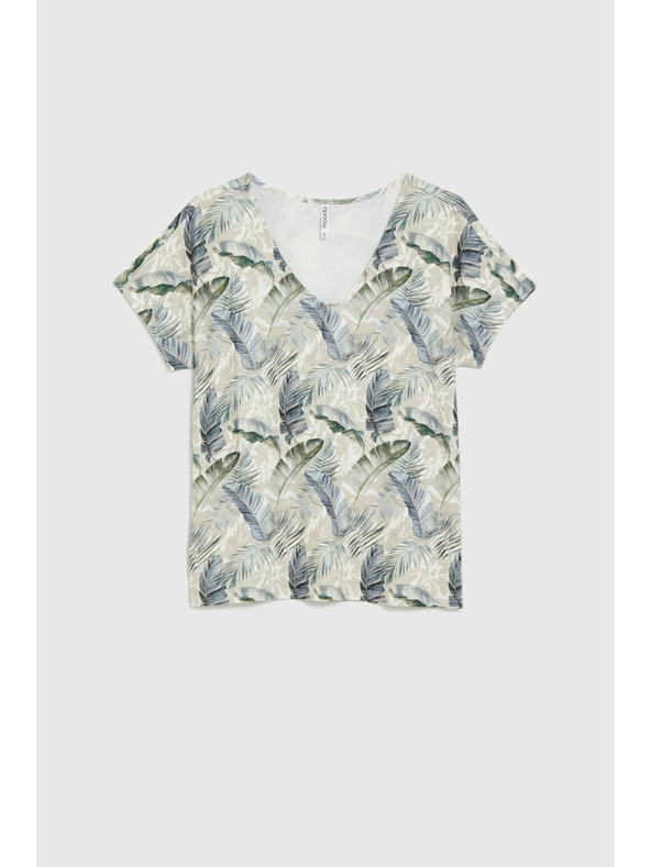 Moodo Blúzka do véčka béžová Moodo