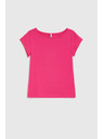 Moodo Bavlnené tričko fuchsiové Moodo